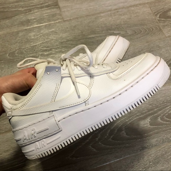 Nike Air Force 1 Shadow in White - Picture 4 of 5